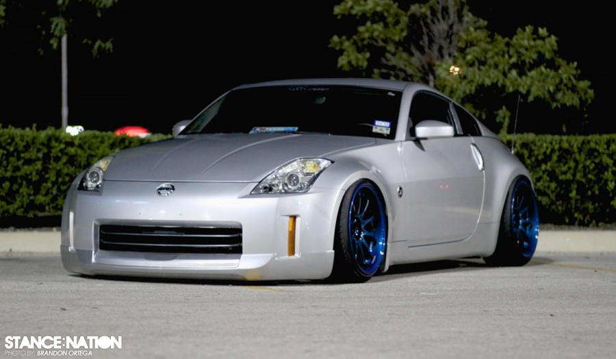 Nissan 350Z wheels Rays Volk Racing CE28N 19″ 9.5J ET12 225/35 10.5J 245/35