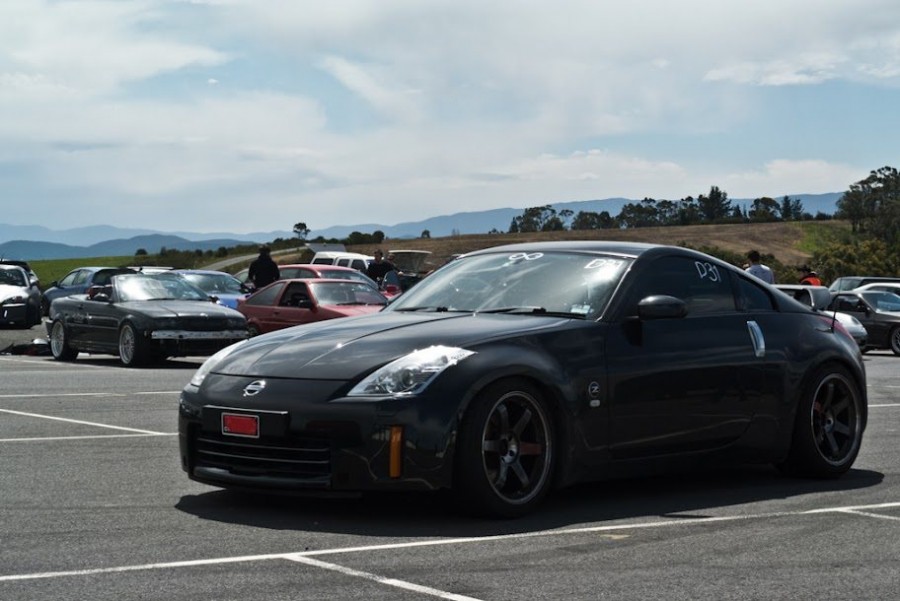 Nissan 350Z wheels Rays Volk Racing TE37SL 18″ 10J ET20 255/40 11J ET18 275/40