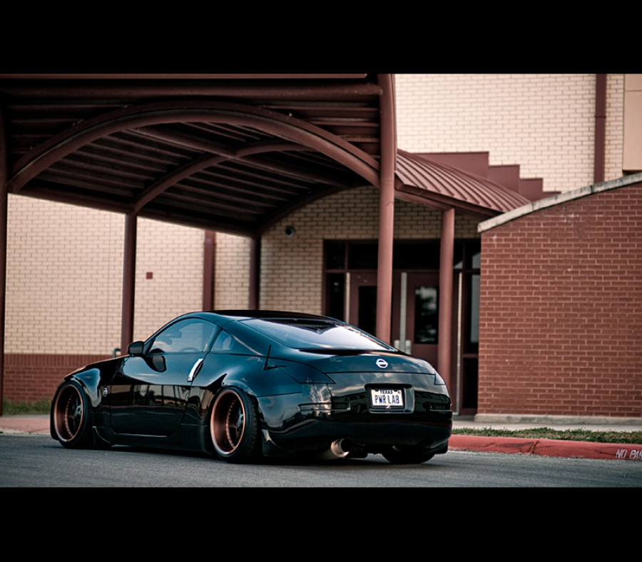 Nissan 350Z wheels Work Equip 05 18″ 10J ET-3 225/40 12J 275/35