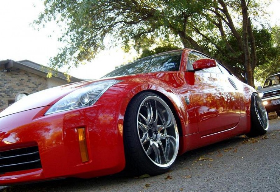 Nissan 350Z wheels Rays Volk Racing GT-V 19″ 9.5J ET4 215/35 10.5J ET-15 235/35