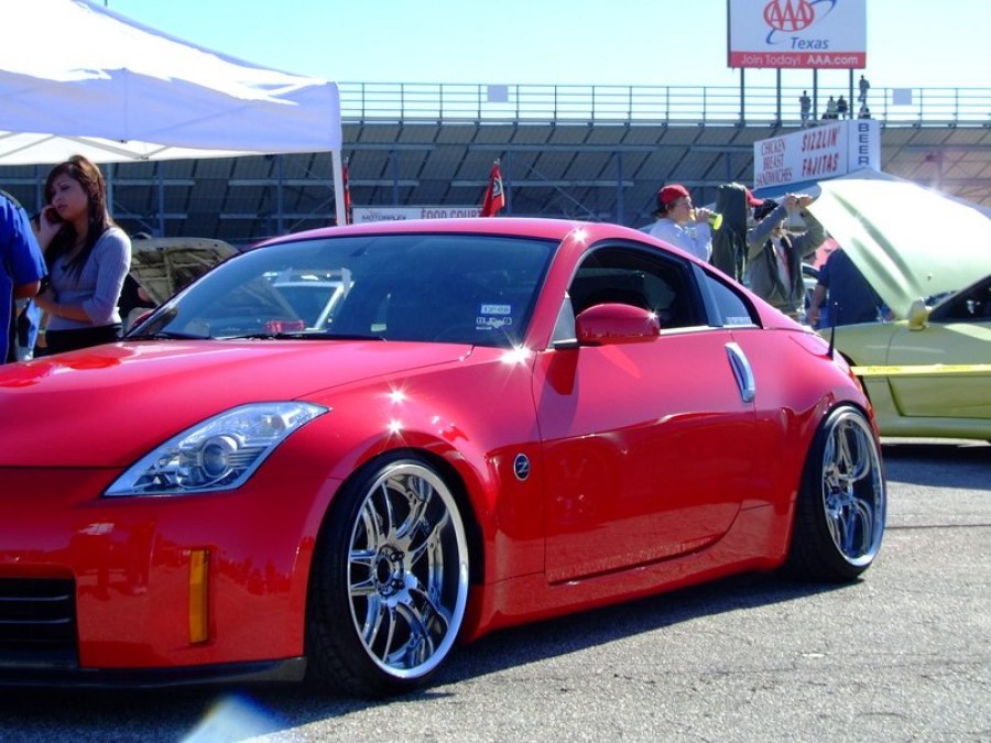 Nissan 350Z wheels Rays Volk Racing GT-V 19″ 9.5J ET4 215/35 10.5J ET-15 235/35