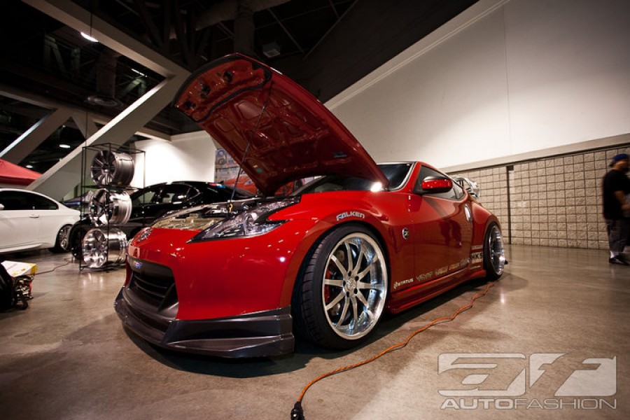 Nissan 370Z wheels Venaci VG10 20″ 9.5J ET20 245/35 11J ET15 285/30