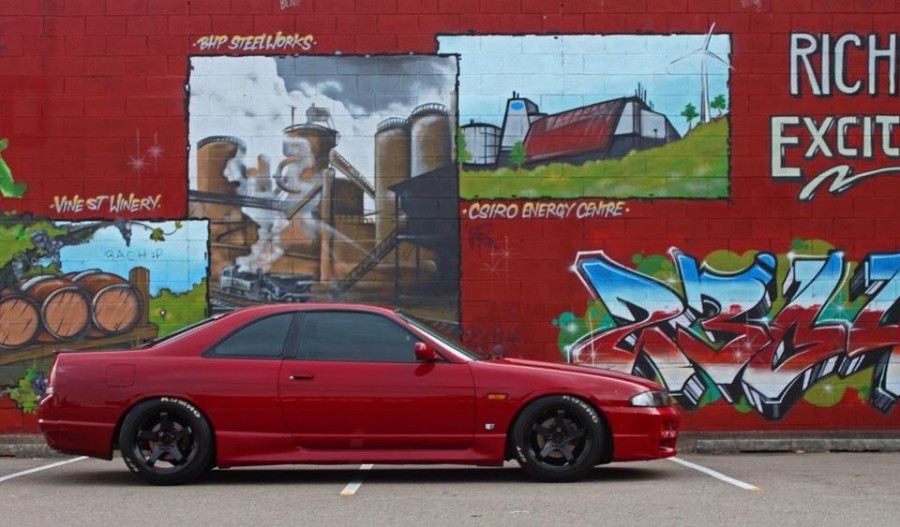 Nissan Skyline R33 Räder Koya Driftek R17 9J ET22 235/45 ET20 coupe 