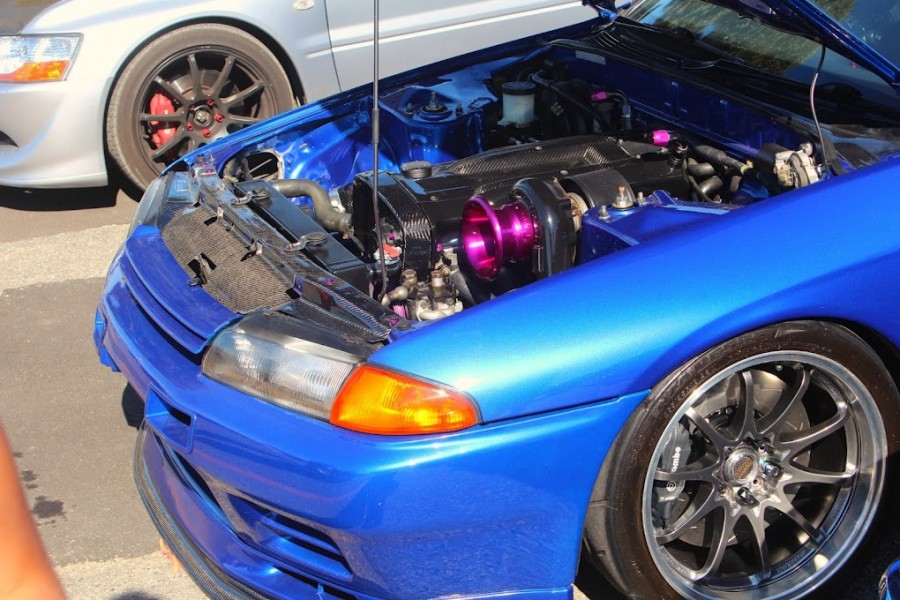 Nissan Skyline R32 Räder Rays Volk Racing CE28N R18 10.5J ET18 285/35 GTR 