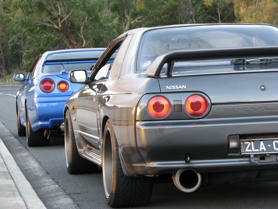 Nissan Skyline R32 Räder Work Emotion XD9 R18 10J ET18 275/35 GTR 
