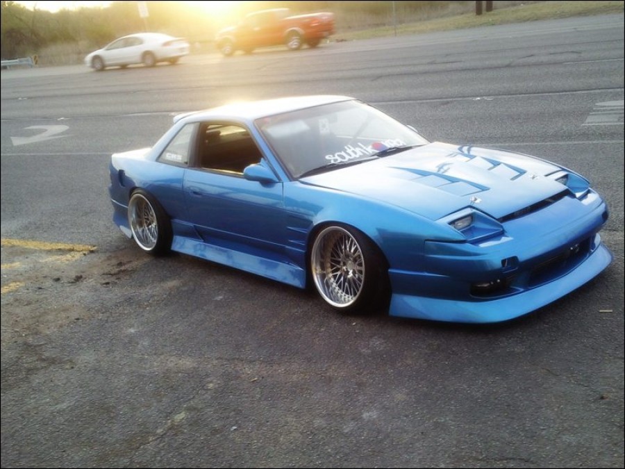 Nissan Silvia S13 Räder Work Bersaglio Mesh R18 10J ET-30 225/35 12J ET-17 265/35