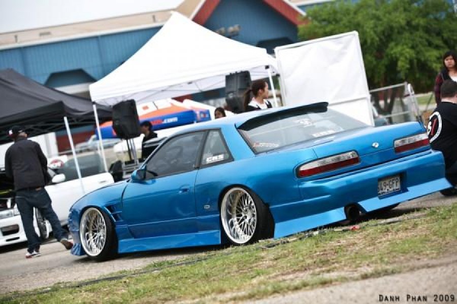 Nissan Silvia S13 Räder Work Bersaglio Mesh R18 10J ET-30 225/35 12J ET-17 265/35