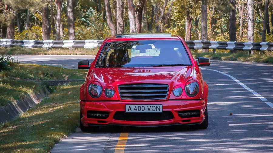 Mercedes-Benz E-Class W210 Räder Kleemann TS6 R20 10J ET40 245/30 11J 285/25