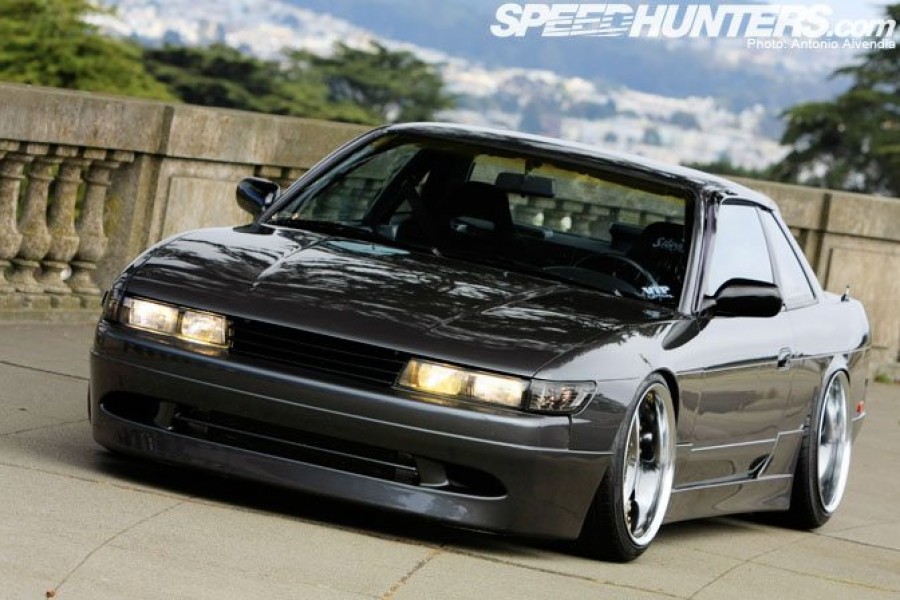 Nissan Silvia S13 Räder Work Euroline DH R18 9J ET2 215/40 10J ET-7 225/40