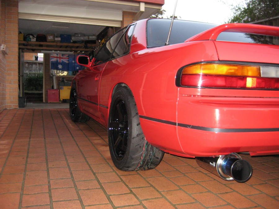 Nissan Silvia S13 Räder Koya Drift-tek R17 8J ET34 235/40 9J ET35 255/40