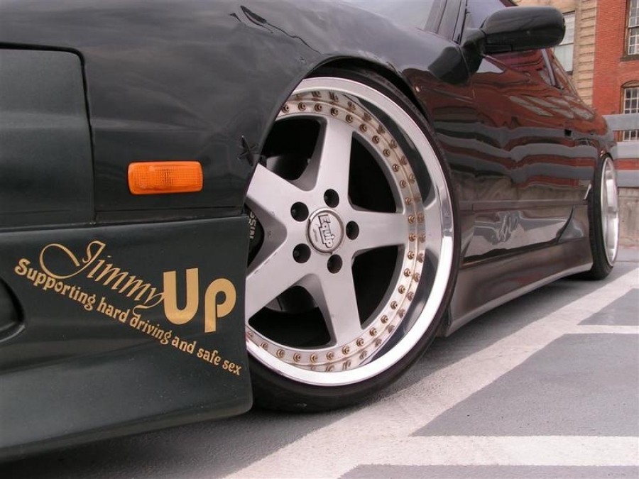 Nissan Silvia S13 Räder Work Equip 05 R18 9J ET19 225/35 10J ET13 225/40