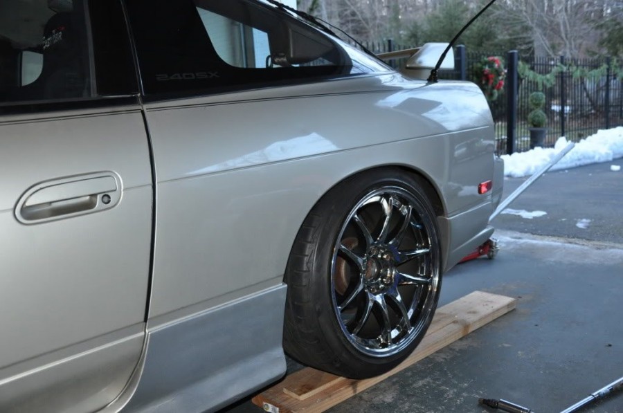 Nissan 180SX/200SX/240SX S13 Räder Work Emotion CR KAI R17 8J ET2 215/45 9J ET13 235/40