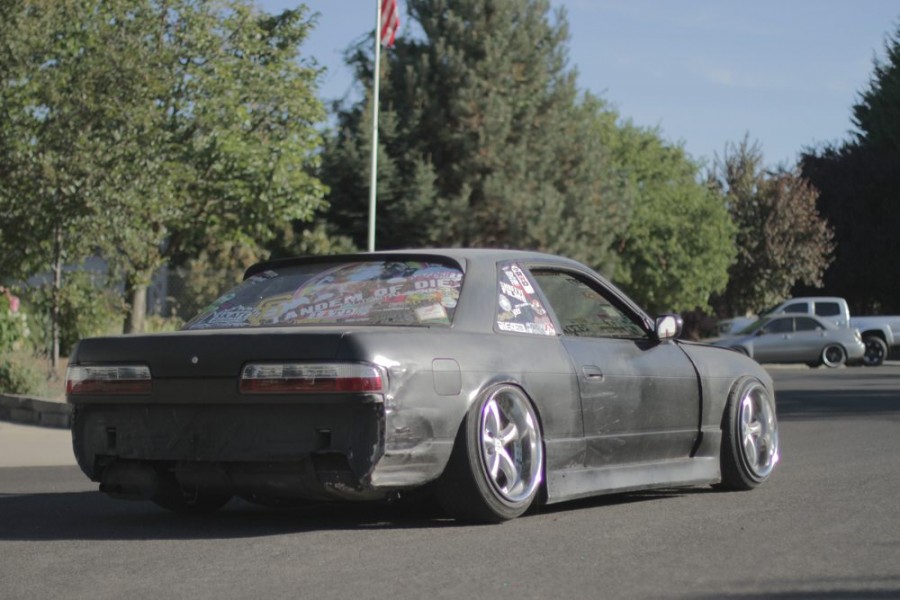 Nissan Silvia S13 Räder Work VS-KF R17 10.5J ET-14 215/40 225/45