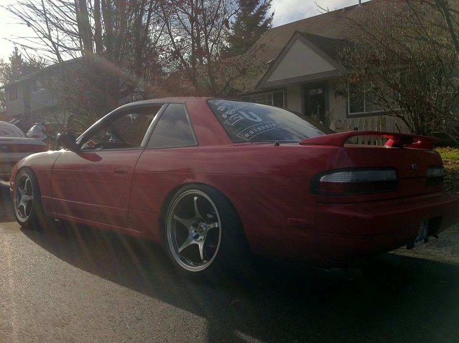 Nissan Silvia S13 Räder 5Zigen FN01R-C R17 9J ET15 225/40 10J ET12
