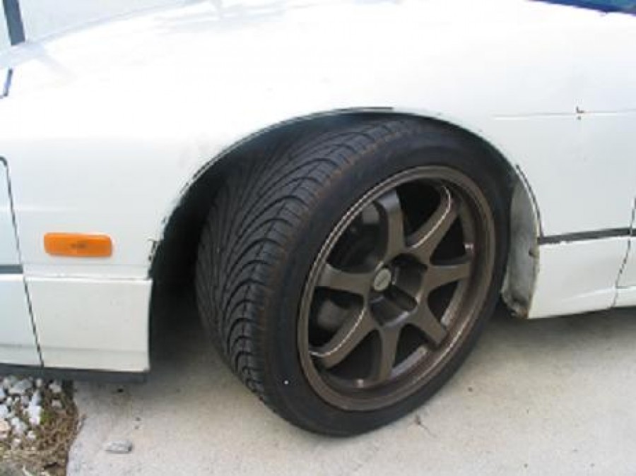 Nissan Silvia S13 Räder MB Weapon R17 9J ET17 235/40 245/45