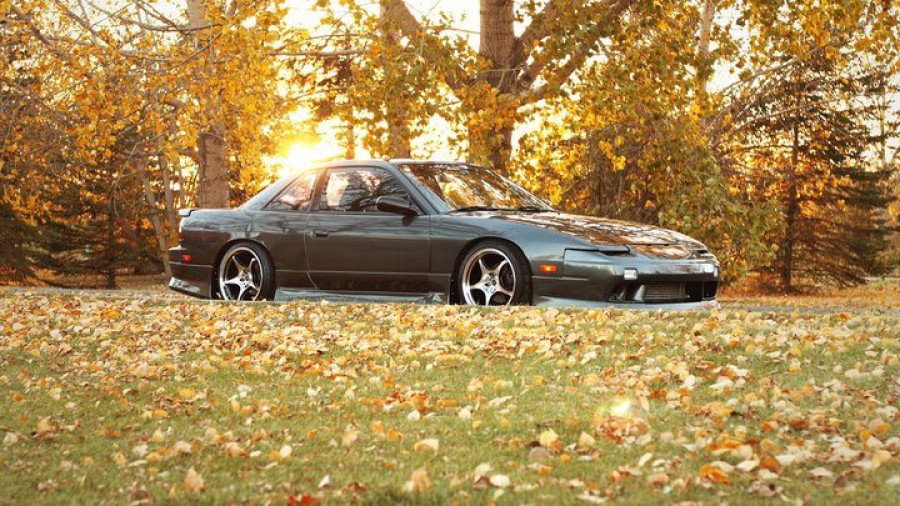 Nissan Silvia S13 Räder 5Zigen FN01R-C R17 9J ET15 235/40 10J 215/45