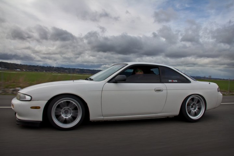 Nissan Silvia S14 Räder Enkei RPF1 R17 9.5J ET18 215/40 R18 10.5J ET15 235/40