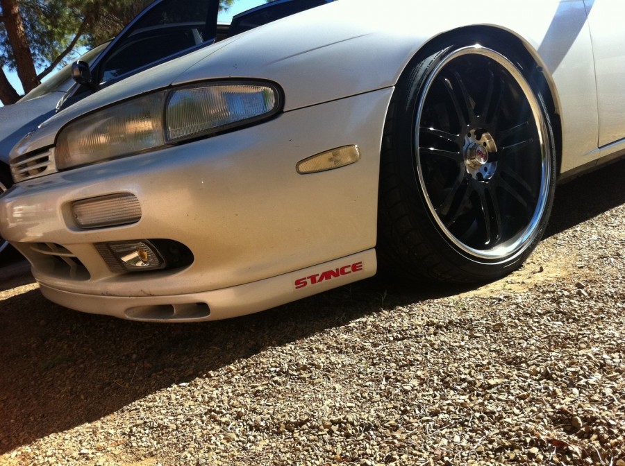 Nissan Silvia S14 Räder Racing hart R19 9J ET26 225/35 10.5J 255/35