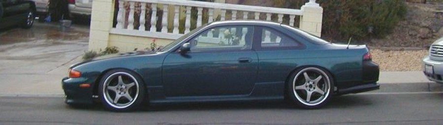 Nissan Silvia S14 Räder AME R17 9J ET5 205/45 R18 9.5J ET10 225/40