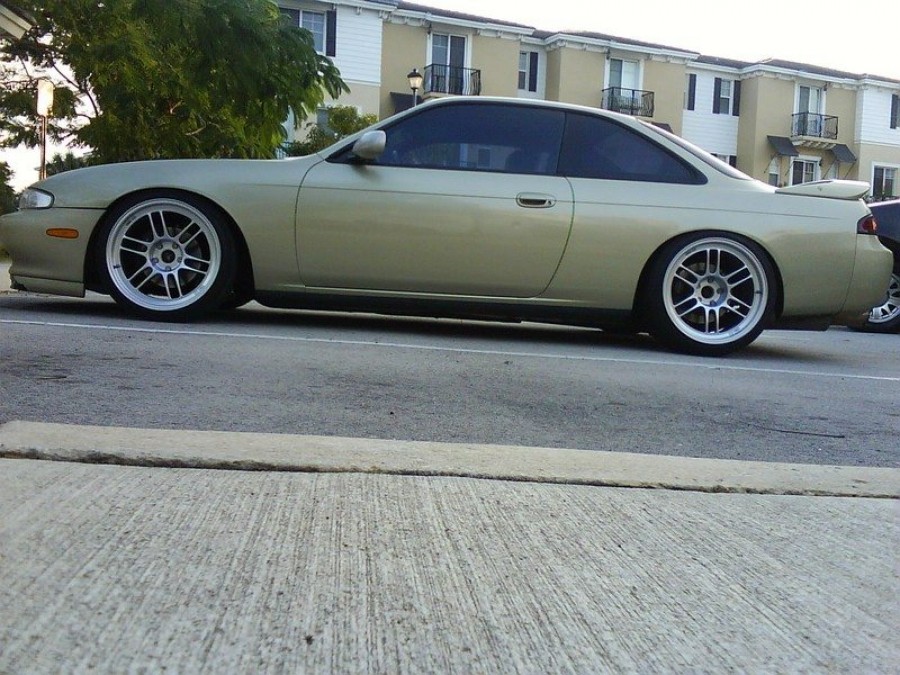 Nissan Silvia S14 Räder Enkei RPF1 R18 9.5J ET15 225/35 10.5J 245/35