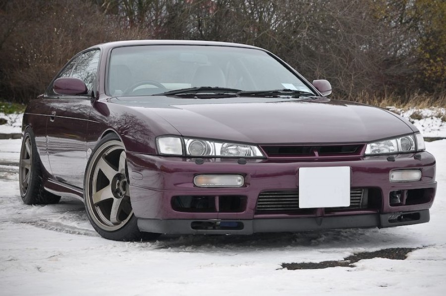 Nissan Silvia S14 Räder Rota GTR R18 9.5J ET5 225/40 235/40