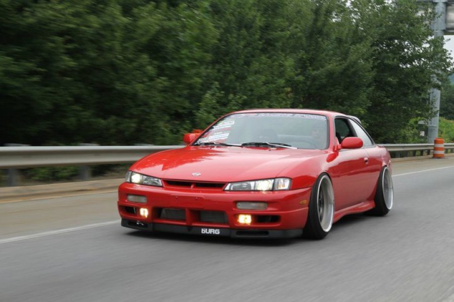Nissan Silvia S14 Räder Work Equip 05 R18 10J ET4 215/35 12J 255/35