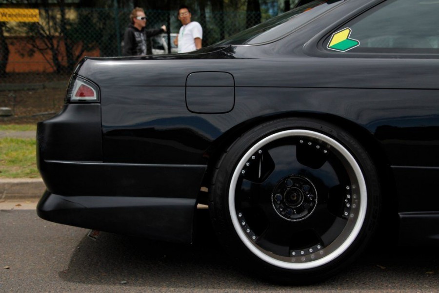 Nissan Silvia S14 Räder SSR Vienna Dish R18 9J ET26 225/40 10J ET24