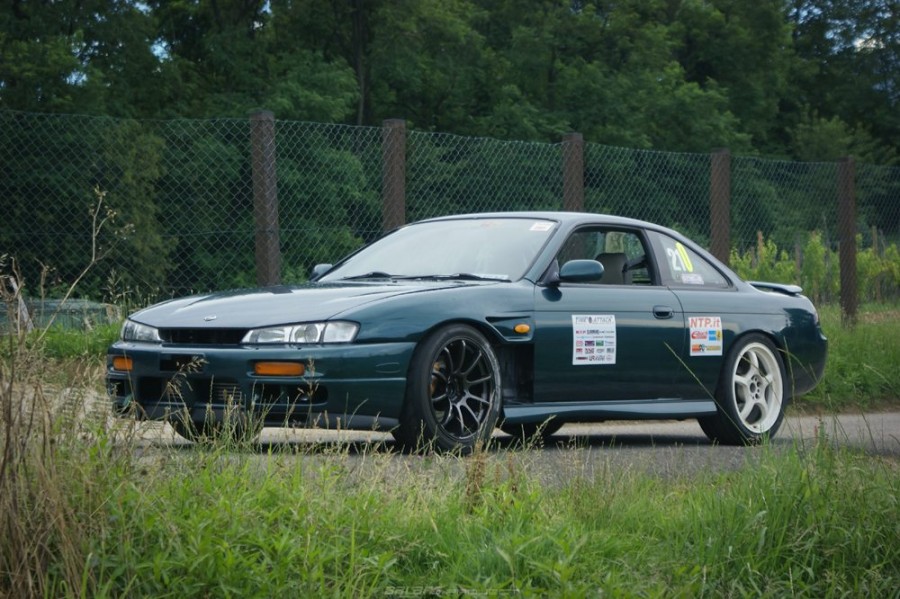 Nissan Silvia S14 Räder Rota G-force R18 9.5J ET12 245/40 Rays Gram Lights 57C 8.5J ET20
