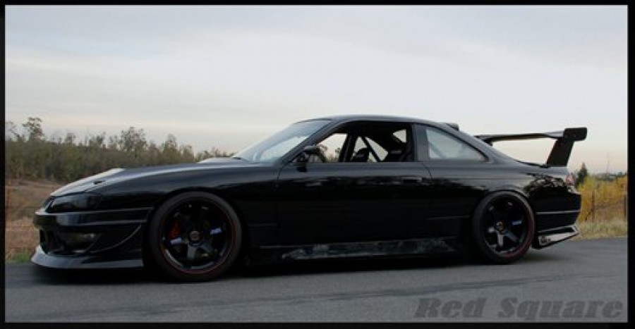 Nissan Silvia S14 Räder Rays Volk Racing TE37 R18 9.5J ET12 235/40 10.5J ET15 265/35