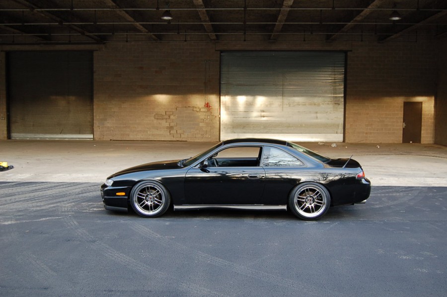 Nissan Silvia S14 Räder Enkei RPF1 R18 9.5J ET15 235/40 10.5J 265/35