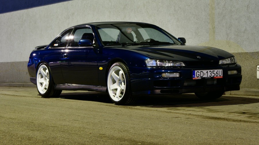 Nissan Silvia S14 Räder Rota P45R R18 9.5J ET25 235/40 ET30 255/35