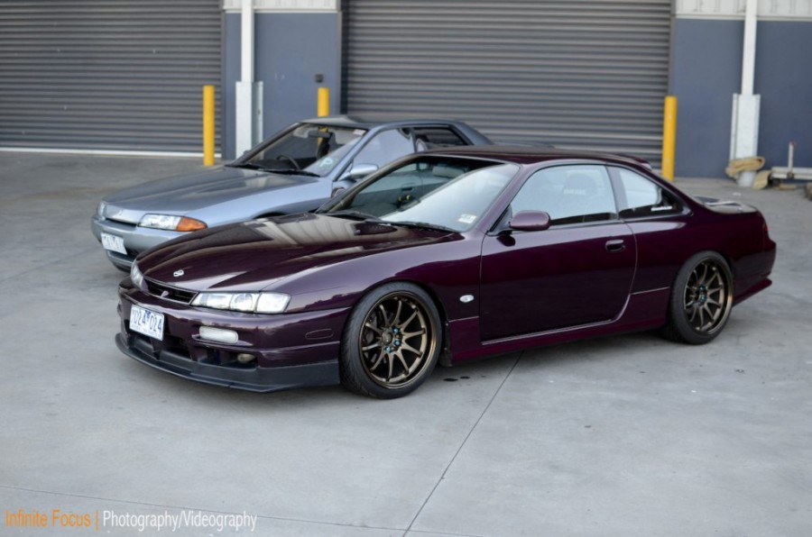 Nissan Silvia S14 Räder Rays Volk Racing CE28N R18 9.5J ET15 225/40 10.5J ET18 235/40