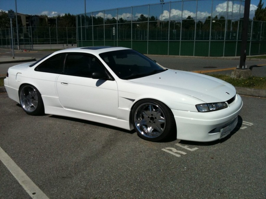 Nissan Silvia S14 Räder Work LS 207 R18 10J 235/40 11J 265/35