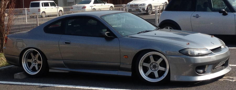 Nissan Silvia S15 Räder Rays Volk Racing TE37V R18 9J ET15 215/40 10J ET25 225/40