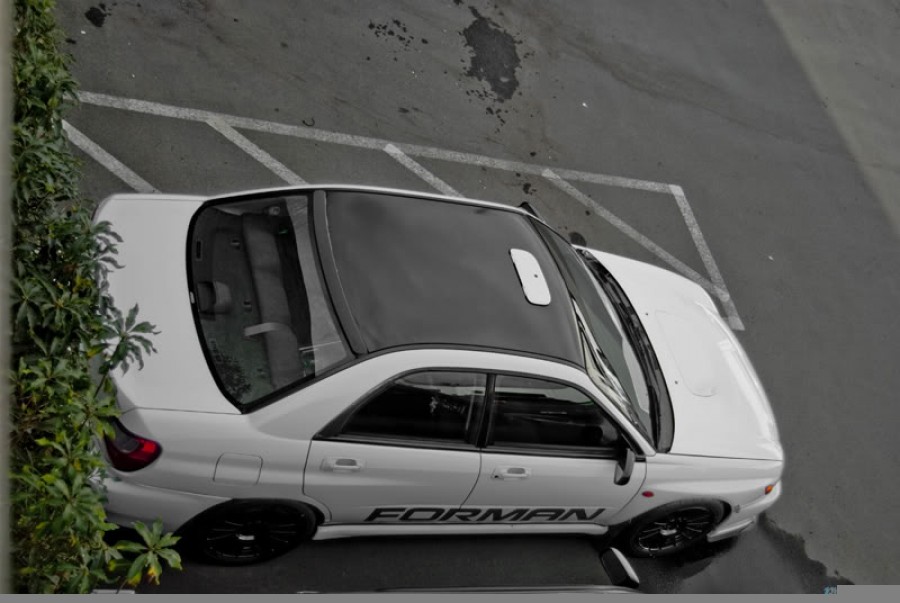 Subaru Impreza GD, GG Räder Rays 57Motorsports G07WT R17 9J ET35 255/40 ET40