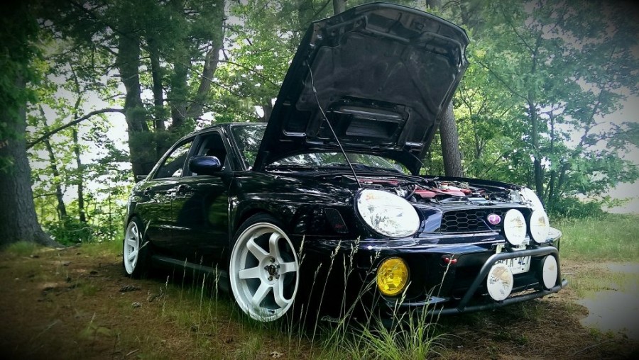 Subaru Impreza Räder Rays Volk Racing TE37 R18 10J ET30 255/35