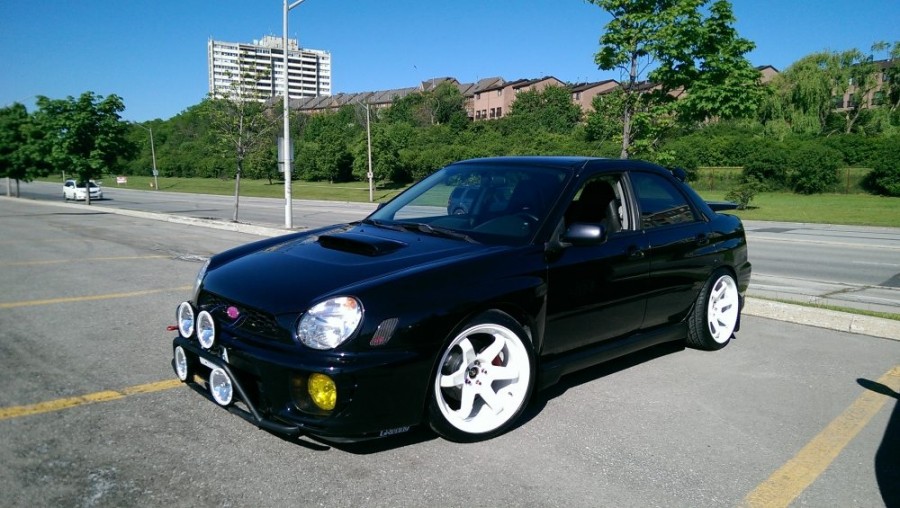 Subaru Impreza Räder Rays Volk Racing TE37 R18 10J ET30 255/35