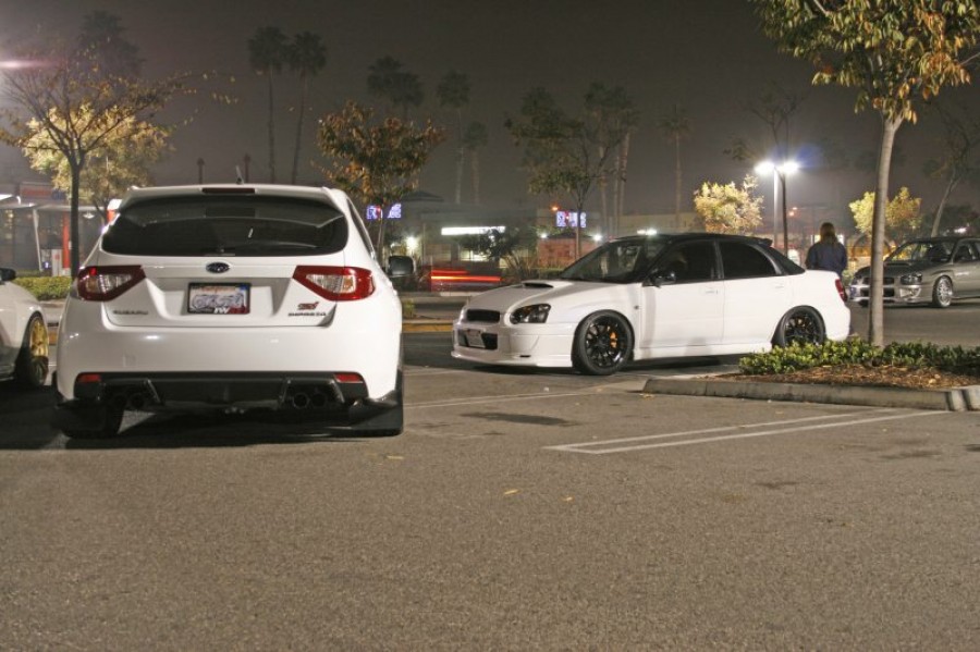 Subaru Impreza GD, GG Räder Work Emotion CR KAI R18 9.5J ET35 245/40 ET29 WRX 