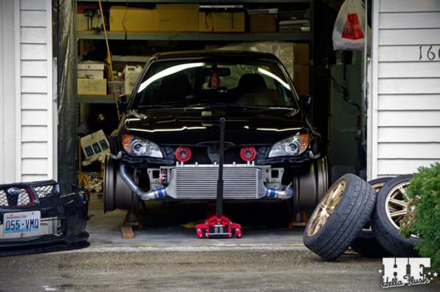 Subaru Impreza GD, GG Räder Work Emotion XD9 R18 10J ET18 225/40 WRX 
