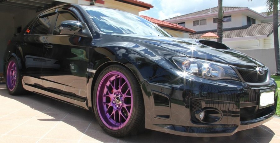 Subaru Impreza Räder Koya BS TEK R18 9J ET35 275/35 WRX 