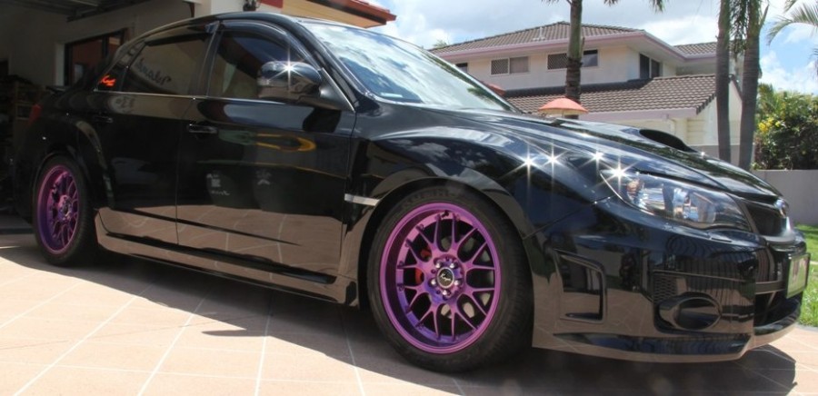 Subaru Impreza Räder Koya BS TEK R18 9J ET35 275/35 WRX 