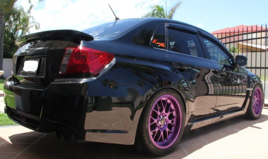 Subaru Impreza Räder Koya BS TEK R18 9J ET35 275/35 WRX 
