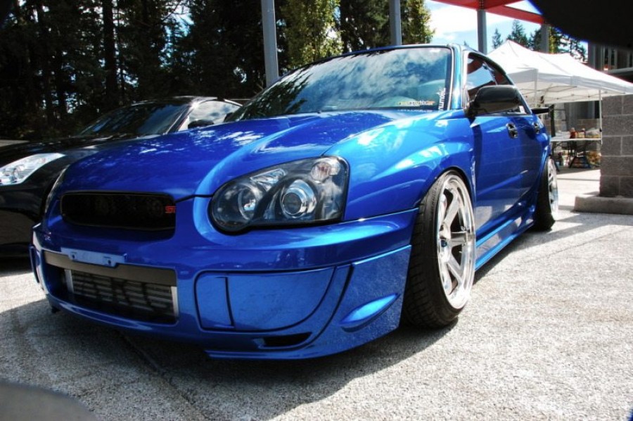 Subaru Impreza GD, GG Räder Rays Volk Racing TE37 R18 10.5J ET22 245/40 WRX STI 