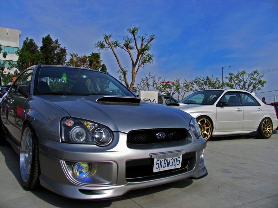 Subaru Impreza GD, GG Räder Advan Yokohama RG II R18 10J ET35 265/35 RS WRX STI 