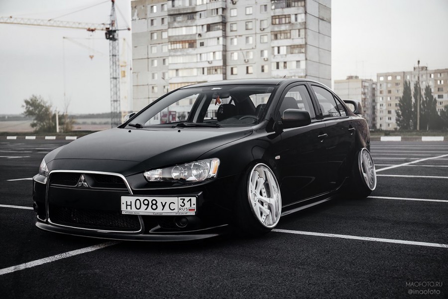 Mitsubishi Lancer X Räder Weds Sport Kranze LXZ R18 11.5J ET4 12.5J ET-8