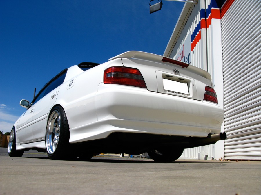 Toyota Chaser 100 Räder Work Meister S1 2P R18 9J ET26 235/40 10J ET33 265/35