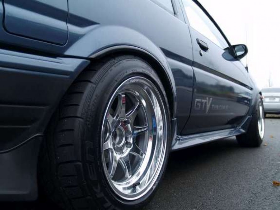 Toyota Corolla Levin AE85/AE86 Räder Weds Sport MA86 R15 8.5J ET-10 205/50