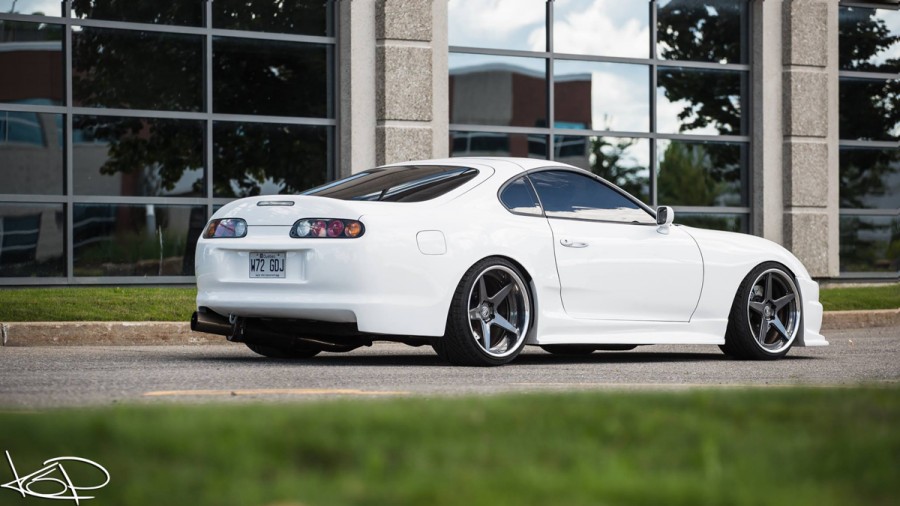Toyota Supra A80 Räder DPE CS5 R19 10J ET30 245/30 12J ET15 315/25