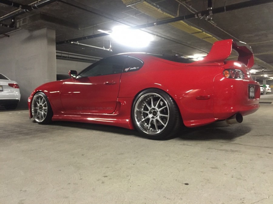 Toyota Supra A80 Räder Blitz Technospeed Z1 R19 9.5J ET17 235/35 11J ET20 275/35