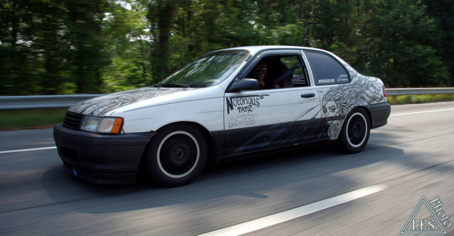 Toyota Tercel Räder OEM Volkswagen R14 6J ET45 185/60 Team Dynamics monza R15 6.5J ET48 195/55
